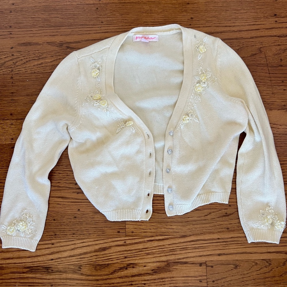 Betsey Johnson cardigan sweater